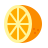 Половина апельсина icon