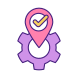 위치 설정 icon
