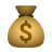 emoji de bolsa de dinheiro icon