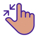 Zoom Out Touch Gesture icon