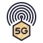 external-5g-5g-signal-filled-outline-lima-studio-2 icon