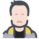 pastel color style elon musk icon