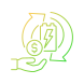 battery recycling technology icon