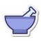 stickers style mortar and pestle icon