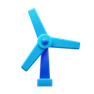 3d fluency style 풍력 터빈 icon