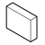 isometric line style rectangular icon