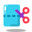 arcade style 컷 용지 icon
