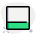 Bottom horizontal grid with upper enlarged frame icon