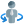 repetitive shift of an businessman for work schedule icon
