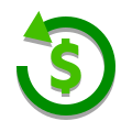 papercut style transaction icon