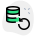 Backup files on a local server isolated on a white background icon