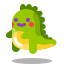 Kawaii-Dinosaurier icon