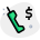 Old phone online order with Dollar sign layout icon