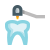 Dental treatment icon