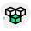 Cubic structure as a Logotype for installation package file in operating system icon