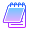 gradient style bloco de notas do windows icon