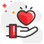 giving heart icon