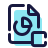 pulsar color style stop pie chart report icon