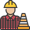 Straßenbauarbeiter icon