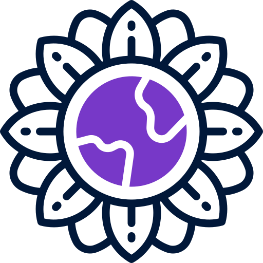 earth flower icon