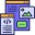 外部ウェブプログラミングウェブサイト開発ヨギアプレリヤントアウトラインカラーヨギアプレリヤント icon