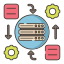 external-data-synchronization-data-analytics-flaticons-lineal-color-flat-icons icon