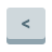 color style left angle parentheses key icon