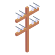 electric pole icon