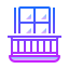 gradient style 발코니 icon