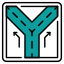 y intersection icon