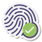 承認された指紋 icon