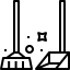 broom and scoop icon