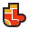 retro style pair of socks icon