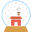 christmas globe icon