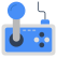 external-Joystick-gaming-vectorslab-flat-vectorslab-2 icon