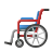 silla de ruedas manual icon
