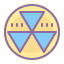 cute color style fallout shelter icon