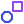Square and octagon icon