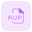 Files in AUP format can be opened with Audacity icon