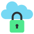 external-Locked-Cloud-security-flat-vol-2-vettorilab icon