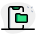 The smart phone internal folders with file management icon