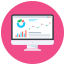 grafico online icon