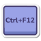 tasto ctrl-più-f12 icon