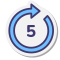 5 進める icon