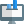 bar graph on computer icon