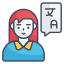 Female Translator icon
