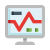 Cardiac monitor icon