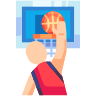 external-character-Dunk-basketball-goofy-flat-kerismaker icon