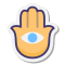stickers style jain symbol icon