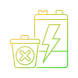 Stop Improper Battery Disposal icon